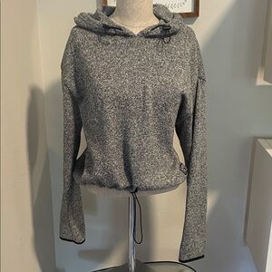 PINK Victoria's Secret Heathered Gray Hoodie Size L